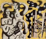 Fernard Leger Three body-s design painting